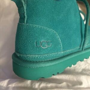UGG Neumel II Lace Up Chukka Ankle Boots Teal  Sz 5